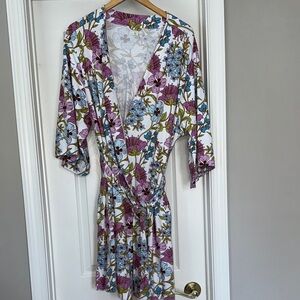 Vera Bradley cotton robe and shorts